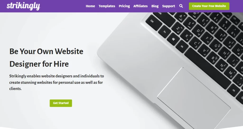 Strikingly Landing Page